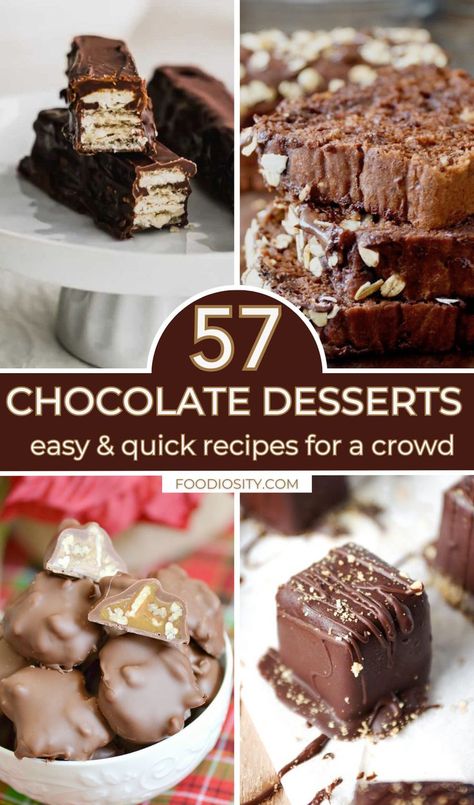 Chocolate Dessert Ideas, Easy Quick Recipes, Chocolate Covered Cheesecake, Chocolate Covered Graham Crackers, Recipes For A Crowd, Cakes And Pies, Boozy Chocolate, Coconut Cream Pie Recipes, Best Chocolate Desserts