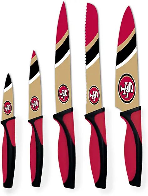 49ers Gifts, Global Knives, Stainless Steel Knife Set, Kitchen Knife Set, Nfl San Francisco, Stainless Steel Cleaning, Carving Knife, Stainless Steel Cutlery, Knife Set Kitchen