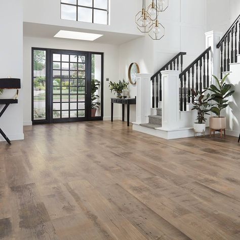 Plant Parenting, Modern Wood Floors, Long Narrow Living Room, Pine Wood Flooring, Karndean Flooring, Hardwood Floor Colors, Living Room Wood Floor, Narrow Living Room, White Oak Hardwood Floors