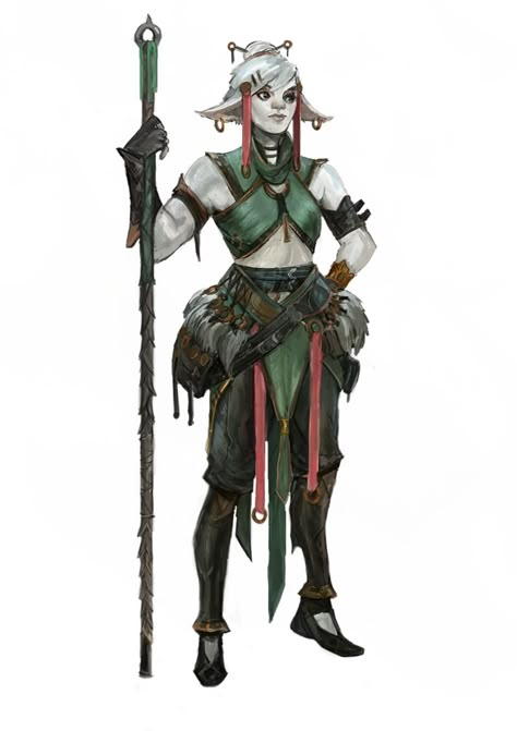 Firbolg Monk, Dnd Druid, Dnd Races, Dungeons And Dragons Characters, Dnd Art, Female Character, Fantasy Rpg, Fantasy Inspiration, Character Creation