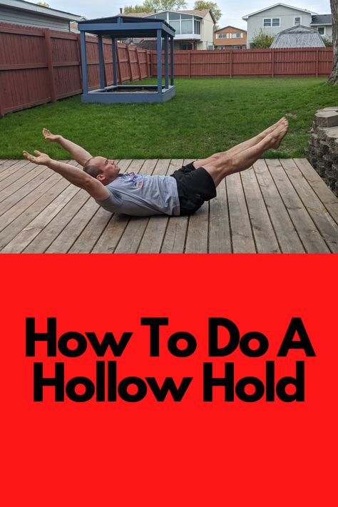 Hollow Hold Workout, Hollow Hold, Gymnastics Skills, Tummy Workout, Bodyweight Exercises, Fast Abs, Toned Abs, Keep Fit, Bodyweight Workout