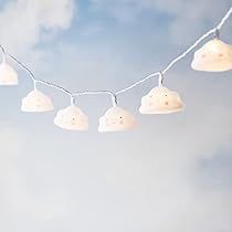 Cloud Bedroom, Lantern With Fairy Lights, Rainbow Bedroom, String Lights In The Bedroom, White String Lights, Fairy Lights Bedroom, Battery String Lights, Cloud Lights, Led Fairy Lights