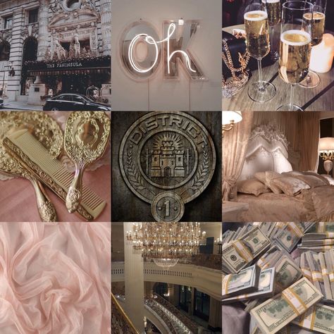 District 1 aesthetic from The Hunger Games by me District 1 Aesthetic Luxury, District 1 Aesthetic Hunger Games, District 1 Hunger Games, District 9 Hunger Games, District 1 Aesthetic, District 5 Hunger Games, Hunger Games District 13, 50th Hunger Games, Panem Aesthetic