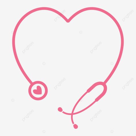 heart shaped stethoscope Stethoscope Logo Design, Stethoscope Aesthetic, Cookies Heart, Heart Medical, Stethoscope Heart, Heart Stethoscope, Heart Clip Art, Science Lab, Diy Crafts For Gifts