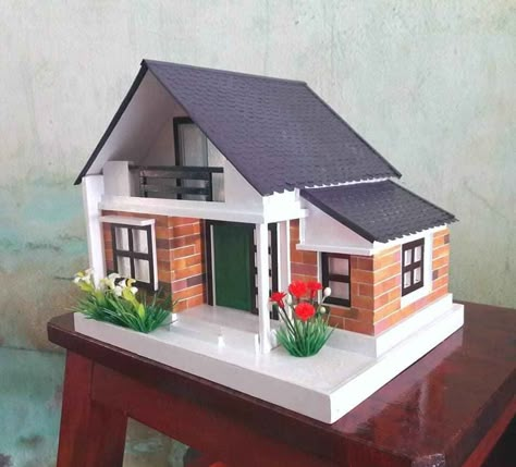 Paper House Diy, Small House Model, Diy Exterior, Bamboo House Design, Architecture Drawing Plan, Black Background Photography, Dream Life House, Bamboo House, Cardboard House