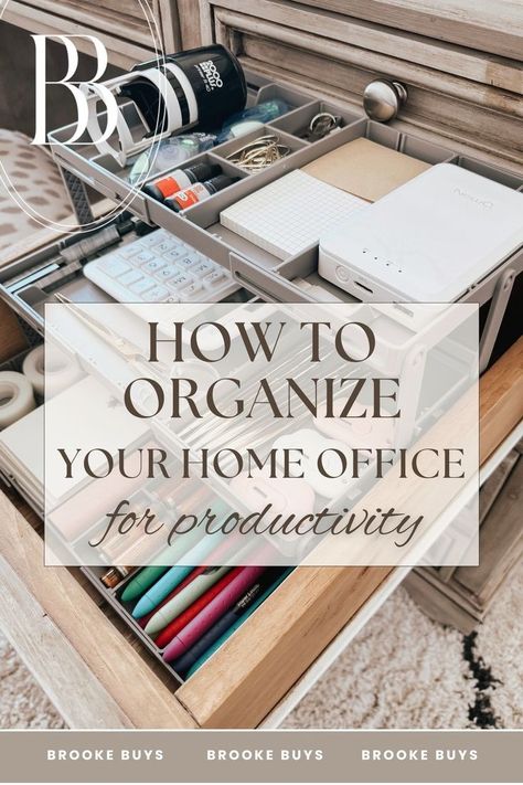 Find essential home office organizers with these Amazon finds. Boost your productivity with smart organization solutions and tips. Perfect for home organization, these office decor pieces will keep your drawer and workspace tidy. Check out these must haves and enhance your workspace now! Office Layouts, Cable Organizer Box, Cute Office Decor, Office Organization At Work, Office Shelf, Smart Organization, Organized Desk Drawers, Organization Essentials, Office Supply Organization