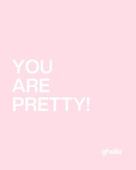 YOU ARE PRETTY. Did you miss us pretty girls? We’ve spent quite a while on establishing our new branding, and now we’re back! More announcements coming tomorrow! Stay tuned Pretty Girls! You are Pretty! #loveghalia #loveghaliacosmetics #loveghaliaperfume #loveghaliaph You Are Pretty, Miss Us, New Branding, Your Pretty, Winona Ryder, You're The Best, You're Beautiful, Beauty Routine, Beauty Routines