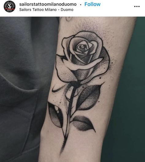 Black And Grey Rose Tattoo, Rose Tat, Geometric Mandala Tattoo, Prismacolor Art, Chicano Art Tattoos, Angel Wings Tattoo, Rose Tattoo Design, Tattoo Design Book, Tattoo Feminina