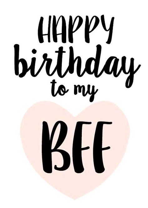 Happy Birthday Bff, Ideas For Happy Birthday, Birthday Bff, Lanai Patio, Happy Birthday For Him, Birthday Bestie, Happy Birthday Typography, Happy Birthday Bestie, Bday Wishes