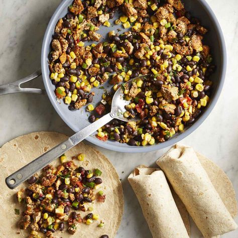 The Best 30-Day High-Protein Anti-Inflammatory Meal Plan, Created by a Dietitian — EatingWell Easy Campfire Meals, Freezer Breakfast Burritos, Mediterranean Diet Breakfast, Vegan Breakfast Burrito, Breakfast Burritos Recipe, Breakfast Burrito, Freezer Breakfast, Burritos Recipe, Diet Breakfast Recipes