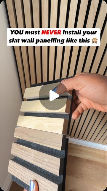 E Okodaso - Vee |Home Decor || DIY Home Projects || Gardening on Instagram: "🚀 THE ULTIMATE WALL SLAT PANELLING TIP 🚀

If you are thinking of installing wall slat panelling in your home anytime soon or even later in the future, this video is for you 👌🏾

This tip will come in handy if you like DIY home interior design and would love to give wall slat panelling a go. Check out my other video for my wall slat panelling installation guide 🚀

Wall slat panelling is a perfect wall to feature wall in your home; you could do a full height panelling, half wall or three quarter wall panelling just like what I have installed in my home office 💕

Let me know if you have any questions below

👌🏾SHARE this video with someone thinking of installing wall slat panelling 
🚀SAVE this video to refer b Wall Panelling Half Height, Wall Pannel Ideas Living Room Grey, Wooden Slats On Wall, Panelling Half Wall, Full Wall Paneling, Half Wall Paneling Ideas, Slat Wall Ideas, Slat Panelling, Diy Slat Wall