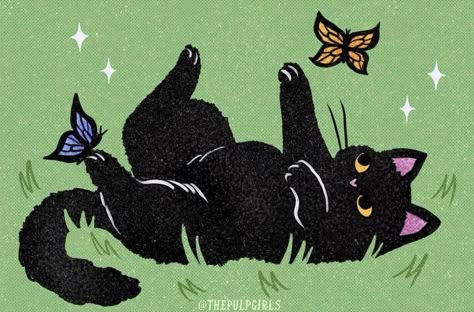 Black Cat Computer Wallpaper, Cute Black Cat Illustration, Cat With Heart, Black Cat Desktop Wallpaper, Black Cat Drawing Aesthetic, Cat Computer Wallpaper, Computer Wallpaper High Quality, Black Cat Wallpaper, Wallpaper Gatos