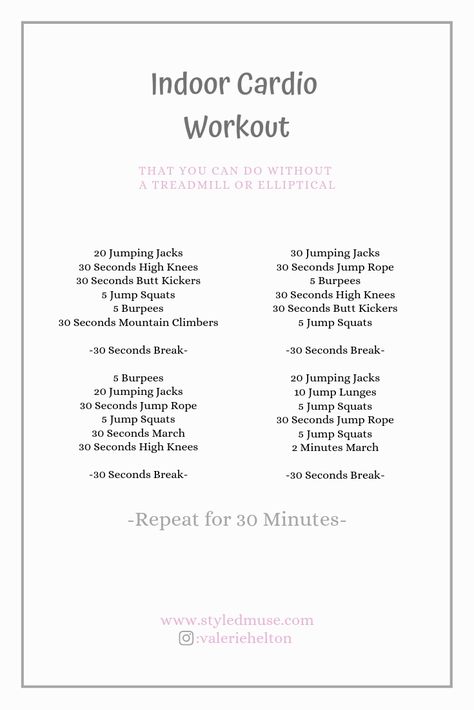 A cardio workout that you can do in your living room that doesn't involve a treadmill or elliptical! Living Room Cardio, Cardio Workout At Home List, Indoor Cardio Workout At Home, Boxer Prime, Indoor Cardio Workout, Indoor Cardio, Living Room Workout, Hiit Workouts For Beginners, Post Workout Drink