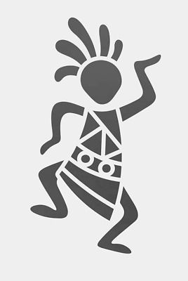 Native American Folk Art, Stencil Ideas Art, Stencil Printing Design Patterns, Pola Stensil, Southwestern Design Patterns, Western Stencils, Kokopelli Tattoo, Shapes Stencil, Image Illusion