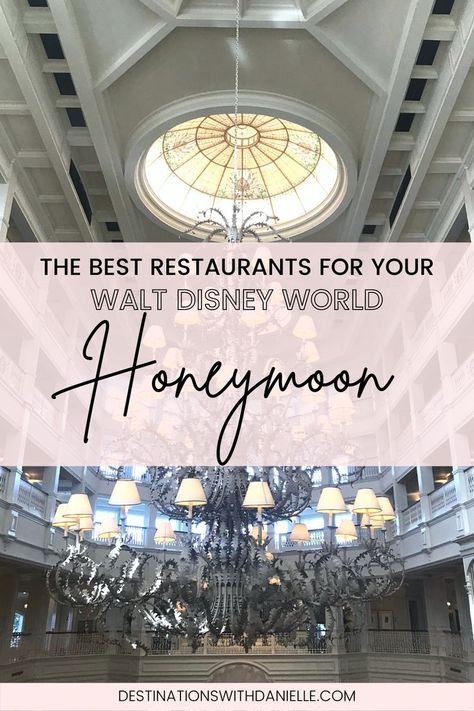 The best Disney restaurants to celebrate your honeymoon, engagement, or anniversary. Disney World Honeymoon, Best Disney Restaurants, Disney Honeymoon, Romantic Restaurants, Disney Restaurants, Romantic Restaurant, How To Book, Disney World Planning, Disney Planning