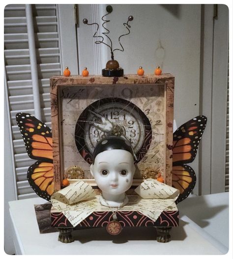 Collage Work, Mannequin Art, Apothecary Cabinet, Creepy Doll, Collage Art Mixed Media, Found Objects, Doll Art, Creepy Dolls, Mixed Media Projects