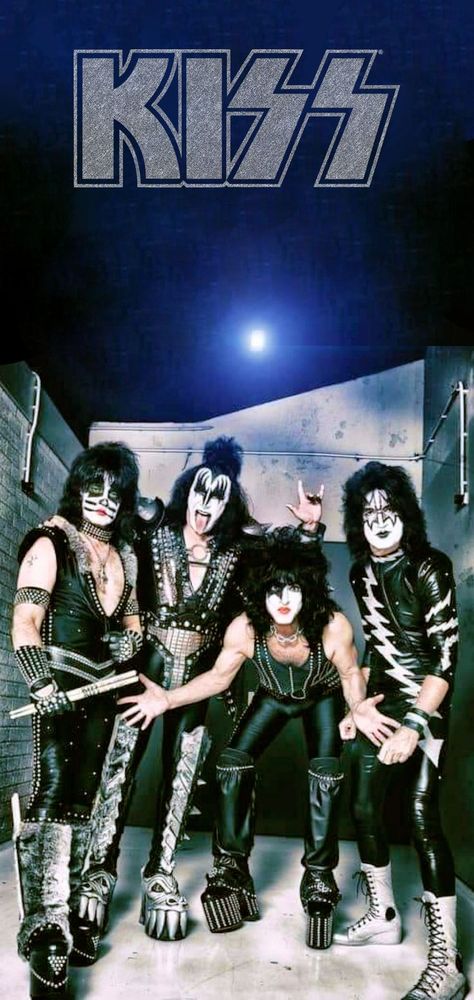 Kiss Wallpapers Band, Kiss Phone Wallpaper, Kiss Artwork, Gene Simmons Kiss, Band Wallpaper, Kiss Pictures, Hot Band, Band Wallpapers, Gene Simmons