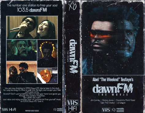 Vhs Cover Art, Vhs Graphic Design, Vhs Design, Albums Aesthetic, Gfx Resources, The Craft Movie, Dawn Fm, Vhs Box, Vhs Cover