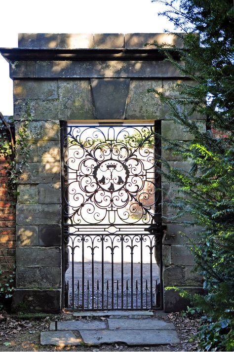 Dunham Massey, Iron Fence Gate, Iron Garden Gates, Wrought Iron Design, Wrought Iron Fences, About School, Wrought Iron Gates, Front Gates, Chance The Rapper