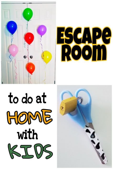 Escape rooms are very popular right now! You can do this escape room in your own home with materials you probably already have. This room challenges children to problem solve, think outside the box and experience something new. Check it out for ideas to create an escape room in your home, classroom or for a party. #escaperoompuzzles #escaperoomideas #escaperoomideasforkids #escaperoomforkids #escaperoomdiy #escaperoombirthdayparty #escaperoom Problem Solving Activities For Kids, Escape Room Diy, Escape Room For Kids, Escape Room Ideas, Escape Room Puzzles, Room For Kids, Things To Do At Home, Escape Rooms, בר מצווה