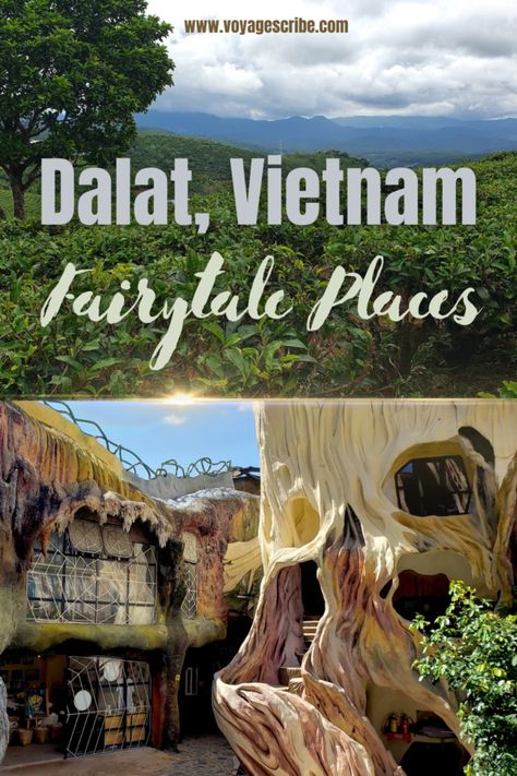 Hobbit Houses, Dalat Vietnam, Vietnam Hotels, Travel Life Hacks, Tea Farm, Vietnam Voyage, Unique Places, Unique Hotels, Vietnam Travel