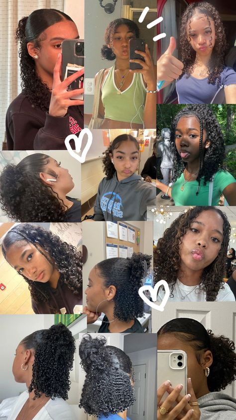 Hairstyles I love!!!🩷 #blackgurlmagic #hairinspo #ootd #selfcareaesthetic #preppy 💫🐚🧸 Protective Natural Hairstyles For Black Women Short Hair, Simple Easy Curly Hairstyles, Cute Curly Hairstyles Y2k, Curly Hairstyles For Black Women Type 4, Cute Hair Styles For Home Coming, Best Hairstyles For Picture Day, Zigzag Curly Hairstyles, Cute Curly Hairstyles For The Beach, Black Curly Hairstyles Short