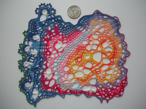 Crochet Motif Patterns, Form Crochet, Freeform Crochet, Nalu, Crochet Art, Crochet Techniques, Yarn Art, Crochet Motif, Crochet Doilies