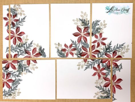 Merriest Moments, Shaded Spruce, Poinsettia Cards, My Colors, Cherry Cobbler, Stampin Up Christmas Cards, 2024 Christmas, Stampin Up Christmas, Diy Christmas Cards