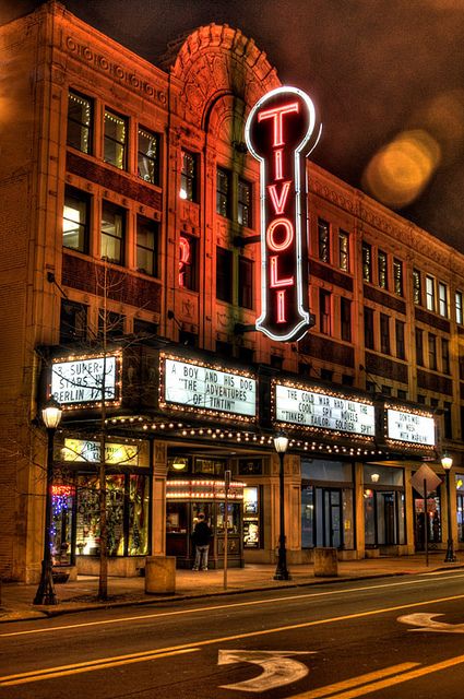 St. Louis, MO: The Tivoli Theatre U-City Loop. Take in an oldie and goodie! Rocky Horror Show, Forest Park, St Louis Missouri, Saint Charles, St Louis Mo, Photo Location, Historical Photos, Vintage Signs, St Louis