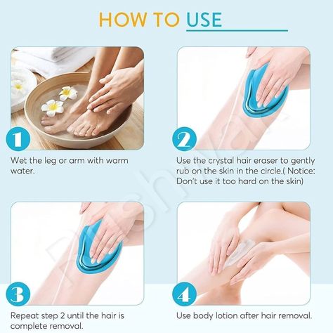 Handheld Epilator for Painless Manual Hair Removal with Crystal Nano Glass Only/=375 Crystal Hair Remover, Silky Smooth Skin, Hair Eraser, Hair Removal Cream, Hair Remover, Epilator, Flea Markets, Crystal Hair, Smooth Skin