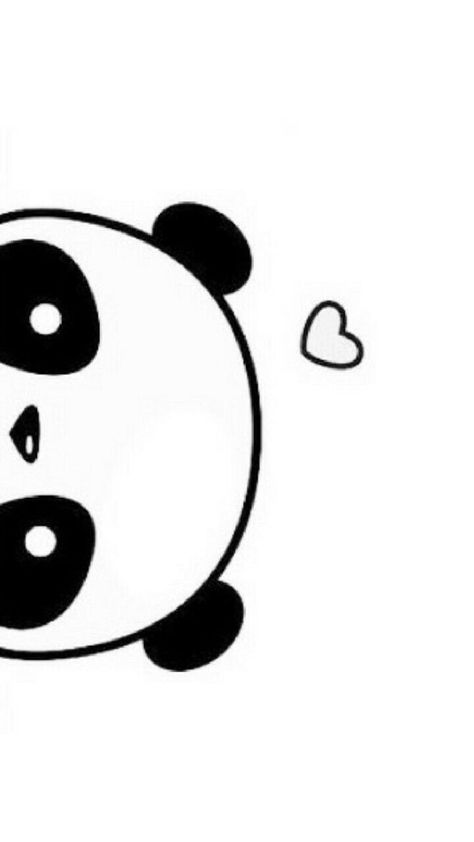 Mini Panda Drawing, Panda Cute Drawing Easy, Doodle Art Panda, Cute Panda Doodle, Cute Panda Drawing Doodles, Panda Doodle Art, How To Draw A Panda, Panda Drawing Simple, Cute Panda Drawing Easy