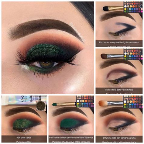 Artistry Palette Looks, Makeup Pictorial Step By Step, Makeup Ideas Aesthetic, Makeup Verde, Makeup Aesthetic Ideas, Makeup Products Aesthetic, Makeup Bag Aesthetic, Drawing Makeup, Eye Makeup Images