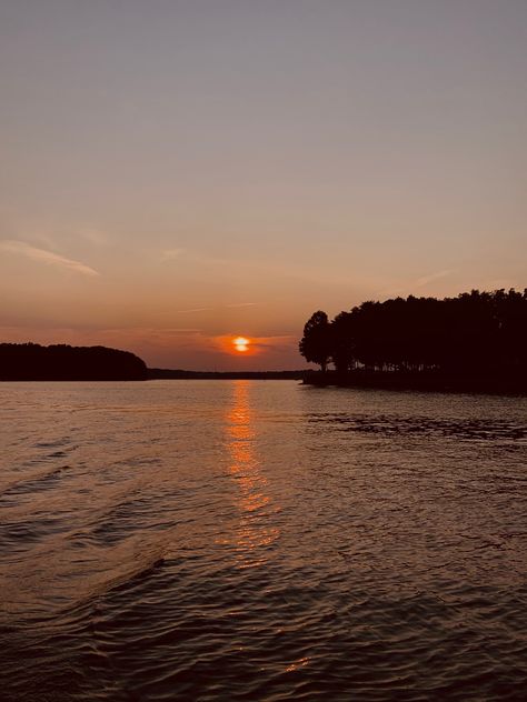 lake aesthetic || beautiful sunsets || aesthetic sunsets || photography || lake norman Nc Aesthetic, Lake Aesthetics, Sunsets Aesthetic, Lake Aesthetic, Lake Norman, Under The Shadow, Lake Living, Aesthetic Sunset, Want To Be Loved