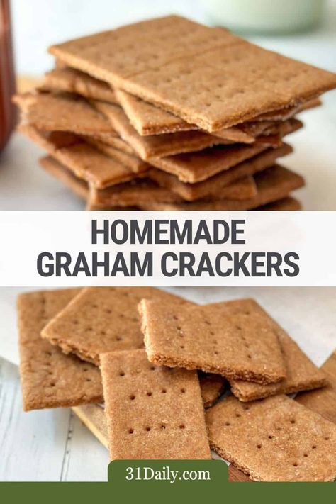 Crackers Homemade, Homemade Cheez Its, Galletas Keto, Graham Cracker Recipes, Homemade Graham Cracker Crust, Homemade Graham Crackers, Homemade Mixes, Homemade Crackers, Homemade Stuff