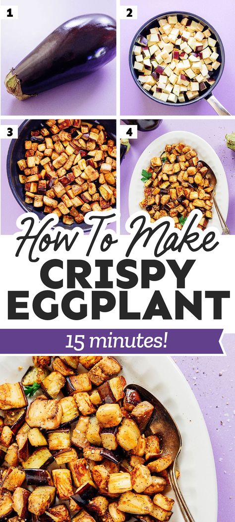 Essen, Fingerling Eggplant Recipes, Eggplant Side Dishes, Vegan Eggplant Recipes, Ways To Cook Eggplant, Eggplant Recipes Healthy, Sauteed Eggplant, Insulin Resistant, Cooking Eggplant