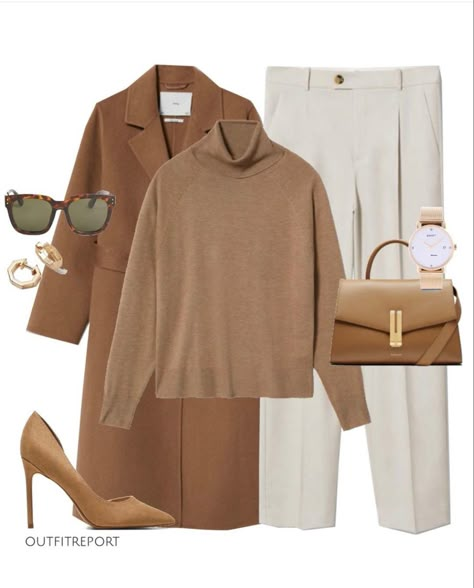 Caramel Outfit, Linen Style Fashion, Beige Outfit, Wardrobe Planning, Classy Work Outfits, Neutral Outfit, Cropped Cami, 가을 패션, Work Wardrobe