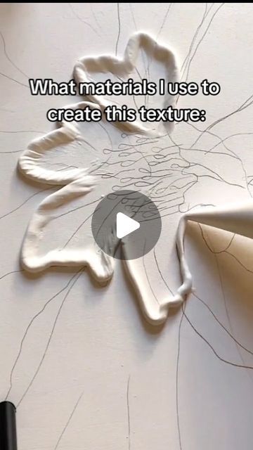 Paste For Textured Art, Materials For Textured Art, Texture Art Paste Recipe, Canvas Art Using Drywall Compound, How To Make 3d Painting, Join Compound Art, Modeling Clay Painting, How To Use Modeling Paste, Texture Art Material