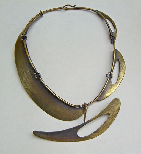 Art Smith Necklace - Modernist Jewelry Primitivism Art, Mid Century Modern Jewelry, Cooper Union, Art Smith, Weiners, Necklace Art, Alexander Calder, Modernist Jewelry, Mid Century Jewelry