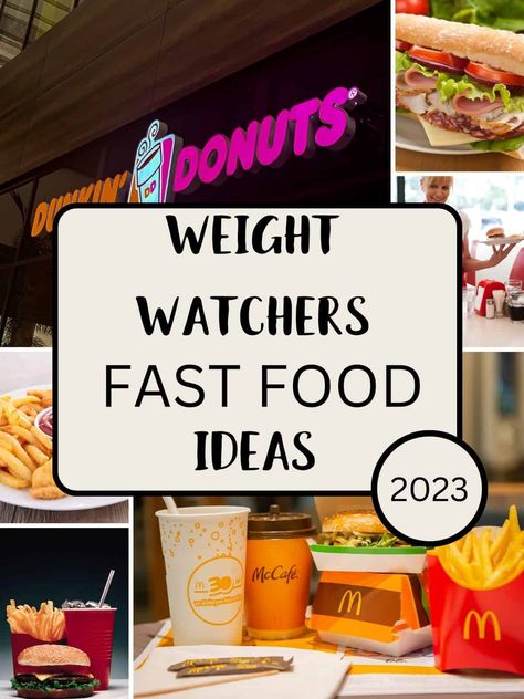 Ww Zero Foods List, Ww Low Point Fast Food, Ww Fast Food Breakfast, Healthy Take Out Options Fast Foods, Best Fast Food For Weight Watchers, Ww Sandwich Recipes, Ww Cheat Sheet, Low Fat Fast Food Options, Healthiest Fast Food Options