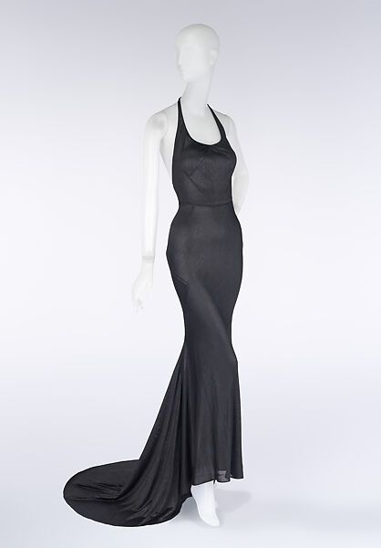 Azzedine Alaïa | Dress | French | The Metropolitan Museum of Art Vintage Alaia Dress, Alaia Dress, Azzedine Alaïa, Elegant Clothes, Bias Cut Dress, Azzedine Alaia, Press Tour, Black Clothing, Costume Institute