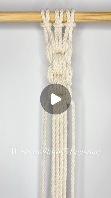 Macrame Rope Pattern, Unique Macrame Plant Hanger, New Macrame Ideas, Macrame Patterns Tutorials Videos, Endless Falls Knot, Easy Macrame Knots, Macrame Knots Step By Step, Messy Bun Hat Crochet Pattern, Macrame Hangers