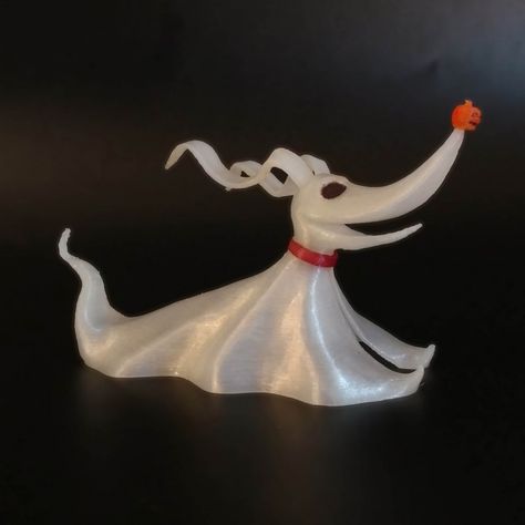 Jack Skellington Dog, Zero Nightmare Before Christmas, Tim Burton Characters, Nightmare Before Christmas Tattoo, Holiday World, Dollar Store Diy Organization, Casa Halloween, Ghost Dog, 3d Printed Objects