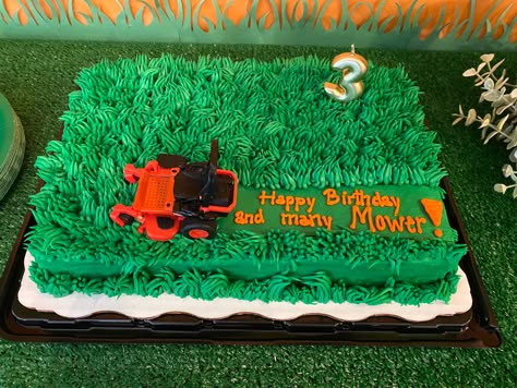 Lawn Mowing Birthday Cake, Mower Themed Birthday, Lawn Mowing Cake, Lawnmower Themed Birthday Party, Lawn Birthday Party, Lawnmower Birthday Cake, Lawn Mower 2nd Birthday Party, Lawn Mowing Birthday Party, Lawn Mower Party Ideas