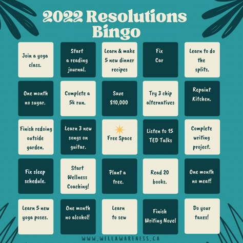 Resolution Bingo Card, 2024 Vision Board Bingo Card, Bingo New Year Resolution, 2024 Bingo Card Ideas, Bingo Resolution, Bingo Goal Board, Vision Board Bingo Ideas, New Years Goals Bingo Card, Vision Board Bingo Card