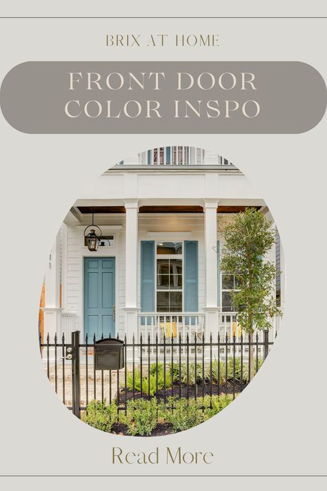 Discover the magic of vibrant front door colors! These inspiring ideas will help your house and front porch stand out. Explore 12 paint colors perfect for 2024 that suit your style and add character to your home. 🏠✨ #FrontDoorPaint #HomeImprovement #DIYHome Colors For Front Doors, Door Paint Color Ideas, Front Door Color Ideas, Door Color Ideas, Front Door Transformation, Front Door Paint, Front Door Color, Add Character To Your Home, Door Paint