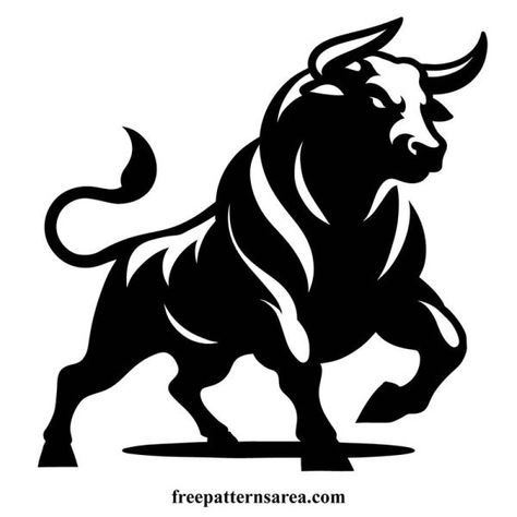 Menacing and Powerful Bull Silhouette Vector Illustration Vector Art Design Graphics, Bull Logo Design Ideas, Bull Logo Design Creative, Cool Silhouette Art, Toro Vector, Toro Logo, Cow Cartoon Images, Bull Illustration, Bull Silhouette