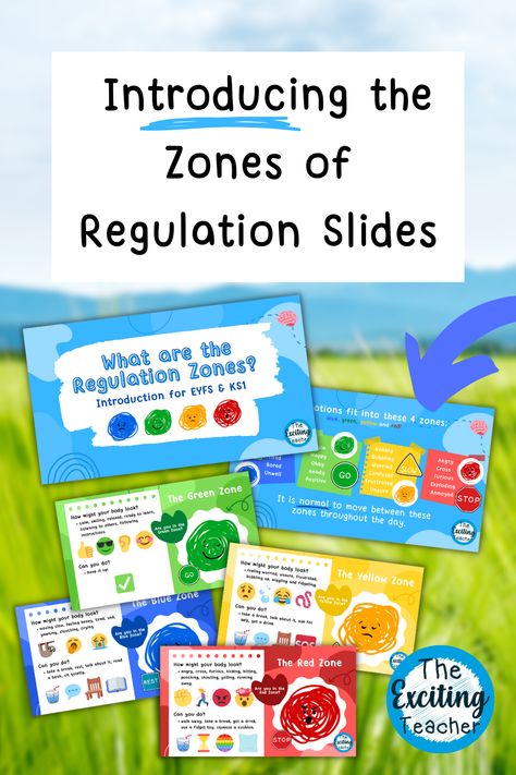 ‘What are the regulation zones?’ – an introduction for EYFS/KS1 slideshow has been designed to support children and young people with using the Zones of Regulation.This resource features The Scribbles Crew, a group of friendly looking emotions characters that can be created by any child. They are just that: scribbles!How could this resource be used?To support emotional regulation.To support emotional literacy and identifying zones of regulation. Zones Of Regulation In The Classroom, Zones Of Regulation Read Alouds, Zones Of Regulation For Kindergarten, Emotional Disabilities Classroom, Zones Of Regulation Lessons, Yellow Zone Of Regulation Activities, Zones Of Regulation Craft, Zones Of Regulation Toolbox Ideas, Inside Out Zones Of Regulation