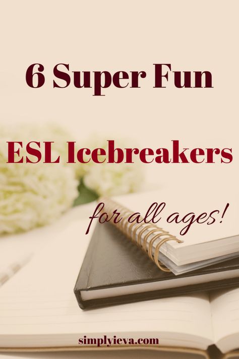 ESL icebreaker activities for beginners and intermediate levels. ESL icebreakers for kids, teens and adults Teaching Esl To Adults, Esl Lesson Plans Intermediate, Esl First Day Activities, Tesol Activities, Esl Beginners, Teaching Adults, Icebreaker Games, Esl Teaching Resources, First Day Activities