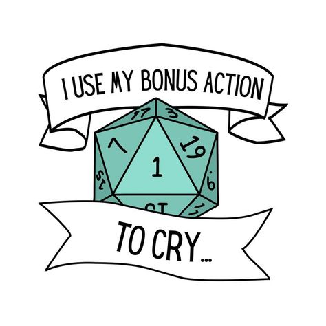 Nothing worse than to nat 1 during a campagin... show people how you really feel by getting this design put on an item of your choosing for your next campaign! Click the link below to shop now! :) Dnd Quotes Funny, Dnd Design Art, Fun Dnd Items, Dungeon Master Tattoo, D&d Stickers, Dnd Art Ideas, Dnd Sayings, Dnd Quotes, Dnd Tattoo