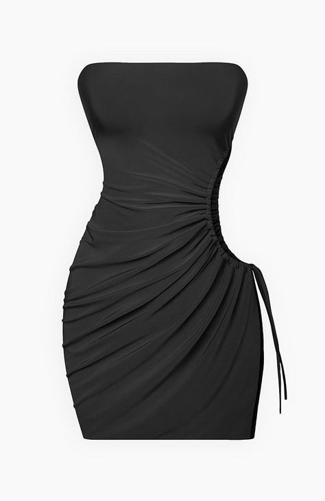 Black Shotgun Mini Dress, size L#sleevelessdress #blackdress #cocktaildress #trendy #datenight #formalwear Mini Dress Casual Summer, Miami Dresses Night, Hot Bodycon Dress, Black Party Dress Clubwear, Latina Dresses, Spy Dress, Black Mini Dresses, Mesh Cutout Dress, Black Dress Mini